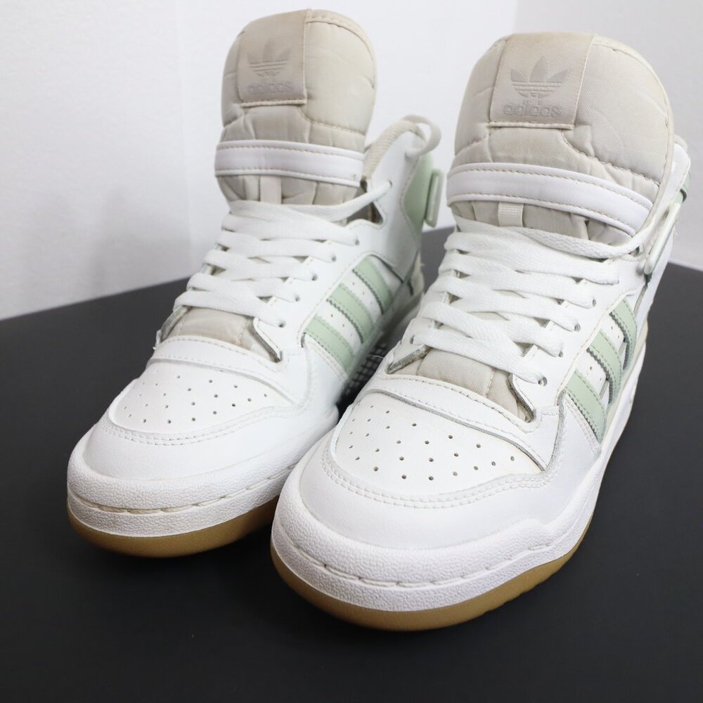 2022 Adidas Postmove Mid White Linen Green Women Size 6.5